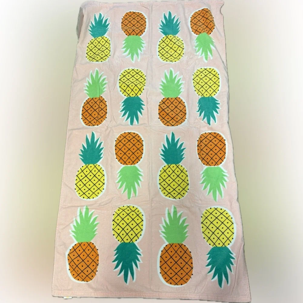 Pineapple Beach Towel | 62” x 32”